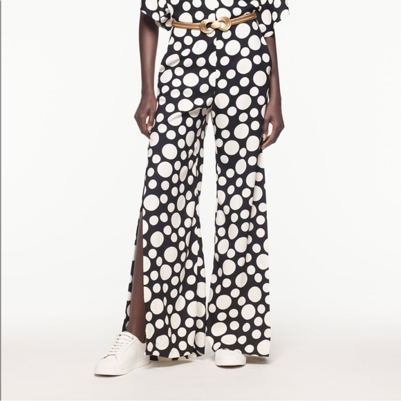 NWT - Zara Studio Limited Edition Black and White Polka Dot Jumpsuit - Picture 2 of 11